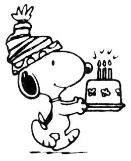 Snoopy Happy Birthday Cake