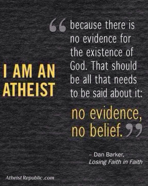 am an atheist.