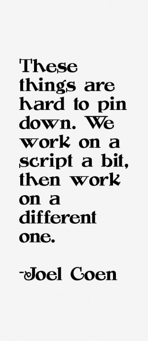 joel coen quotes
