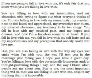 Falling In Love Quotes For Him Tumblr #1