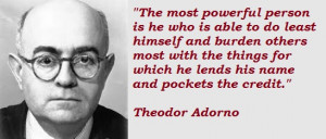 25 Exclusive Theodor Adorno Quotes
