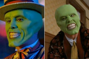 Jim Carrey starring in the film The Mask