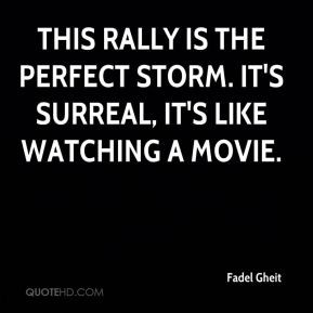 Fadel Gheit - This rally is the perfect storm. It's surreal, it's like ...