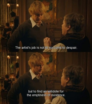 love this quote from Midnight in Paris