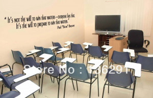 wall decals football quotes inspirational