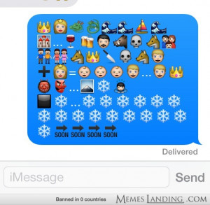 Show] Last night I tried to explain Game of Thrones with emojis...