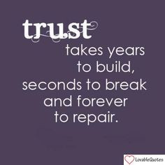 Trust #quote. I am sorry @Joanna Szewczyk Szewczyk Gierak Szewczyk ...
