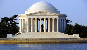 ... . The statue of Thomas Jefferson was added to the memorial in 1947