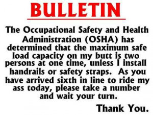 Occupational safety Note