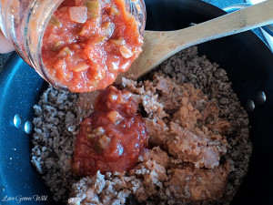 and one packet taco seasoning. Reduce heat to low, and cook 3-4 ...