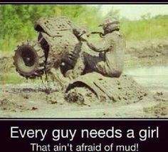 the girl on the four wheeler More