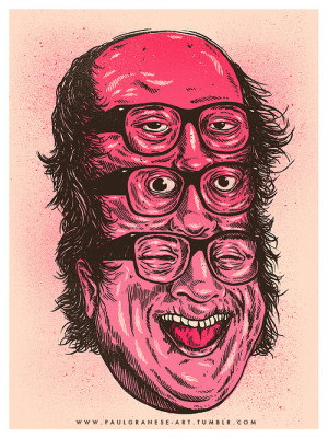 art pink print Poster its always sunny Danny DeVito its always sunny ...