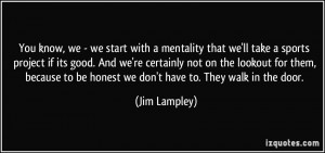 More Jim Lampley Quotes