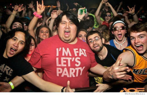 fat let’s party – shirt