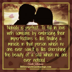 Nobody Is Perfect..