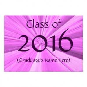 Customizable 2016 Graduation Announcement Design from Just For Mom