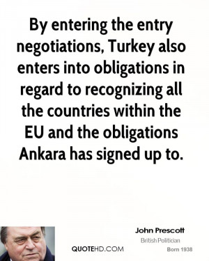 By entering the entry negotiations, Turkey also enters into ...