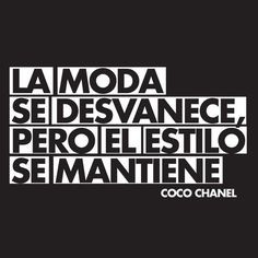 ... coco chanel style remains fashion quotes frases fashion spanish frases