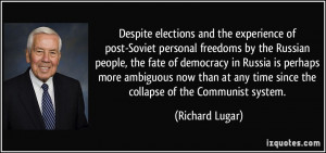 and the experience of post-Soviet personal freedoms by the Russian ...