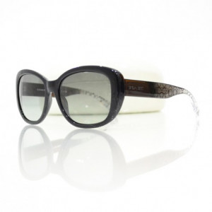 Home Sunglasses Coach Coach Bernice Black Crystal Sunglasses