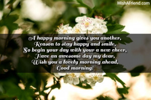 Good Morning Quotes To Make Someone Smile ~ Sweet Good Morning ...