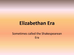 Elizabethan Era by zhangyun