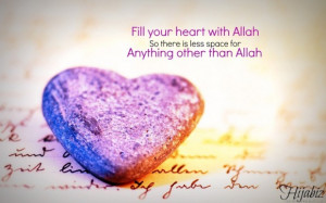 Muslim Quotes About Love And Peace: Fill Your Heart With Allah Quote ...