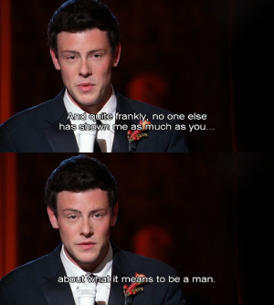 Finn Hudson Glee Quote