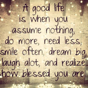 ... Well,Reality check everyone. Wake up and smell the roses #appreciation