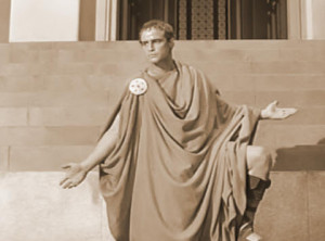 ... motive when murdering his adopted father, Julius Caesar? Discuss