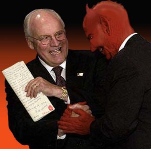 VPDick Cheney tells The Devil,