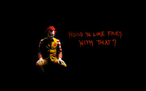 Ronald Mcdonald: Joker edition