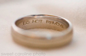 ... -engraved Hobbit Ring: A Classic (just don't use it for your wedding