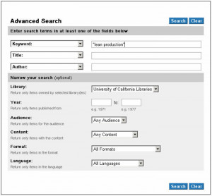 ... want to search for an exact phrase (for example, 
