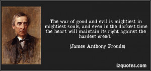 Good Vs Evil Quotes Between good and evil as