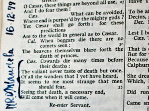 Act II, Scene 2: Julius Caesar's words of wisdom inspired Mandela for ...