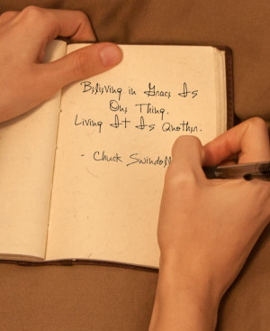 Believing in Grace Is One Thing