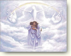 jesus welcoming us in heaven Image