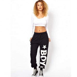 NEW FASHIONS 1039173579 - Womens Loose Hip Hop Punk Style Sports Pants ...