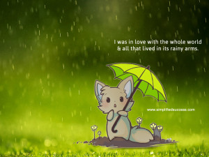 rainy day inspirational quotes