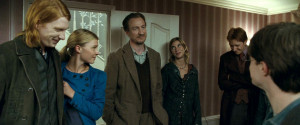 David Thewlis, Domnhall Gleeson, Natalia Tena, Clemence Poesy in Harry ...
