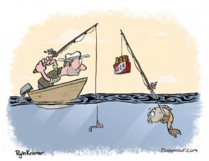 Wise fish with good bait.