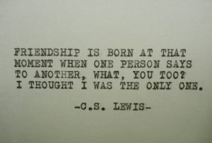 LEWIS quote inspirational quote Literary by PoetryBoutique, $8.00