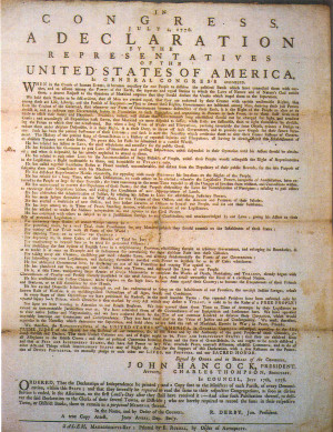 The Declaration of Independence July 4, 1776 ~ GOD BLESS AMERICA ...