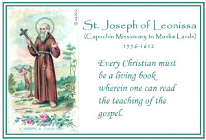 St. Joseph of Leonissa (1556-1612)