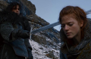 Jon Snow and Ygritte jon and ygritte