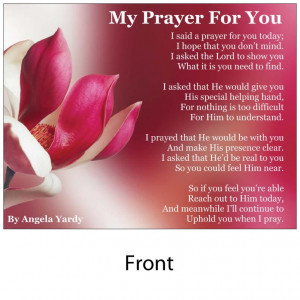 ... post cards including matching envelope my prayer for you with envelope