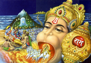 Hanuman is the ardent devotee of Lord Rama