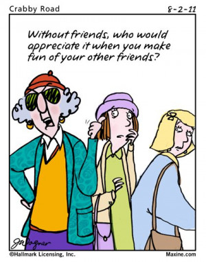 Maxine Cartoon on Friends