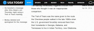 andrew jackson trail of tears quotes